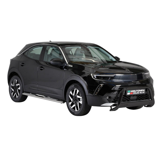 Bară de protecție față pentru Opel Mokka 2012-2016, ø63mm, oțel, neagră