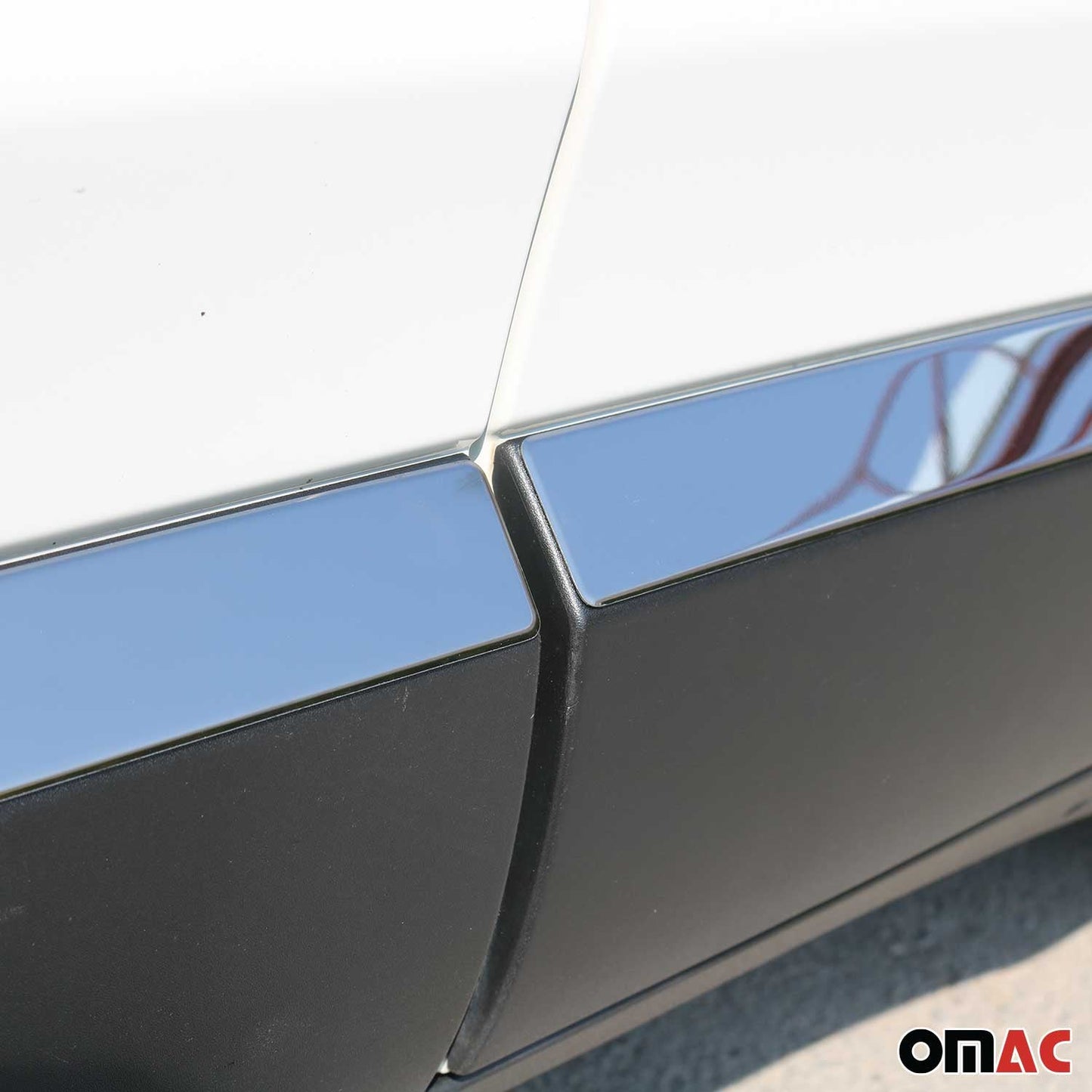 Ornamente laterale uși, benzi uși, bandă de protecție ușă pentru Jeep Renegade 2015-2024, cromate, 4x