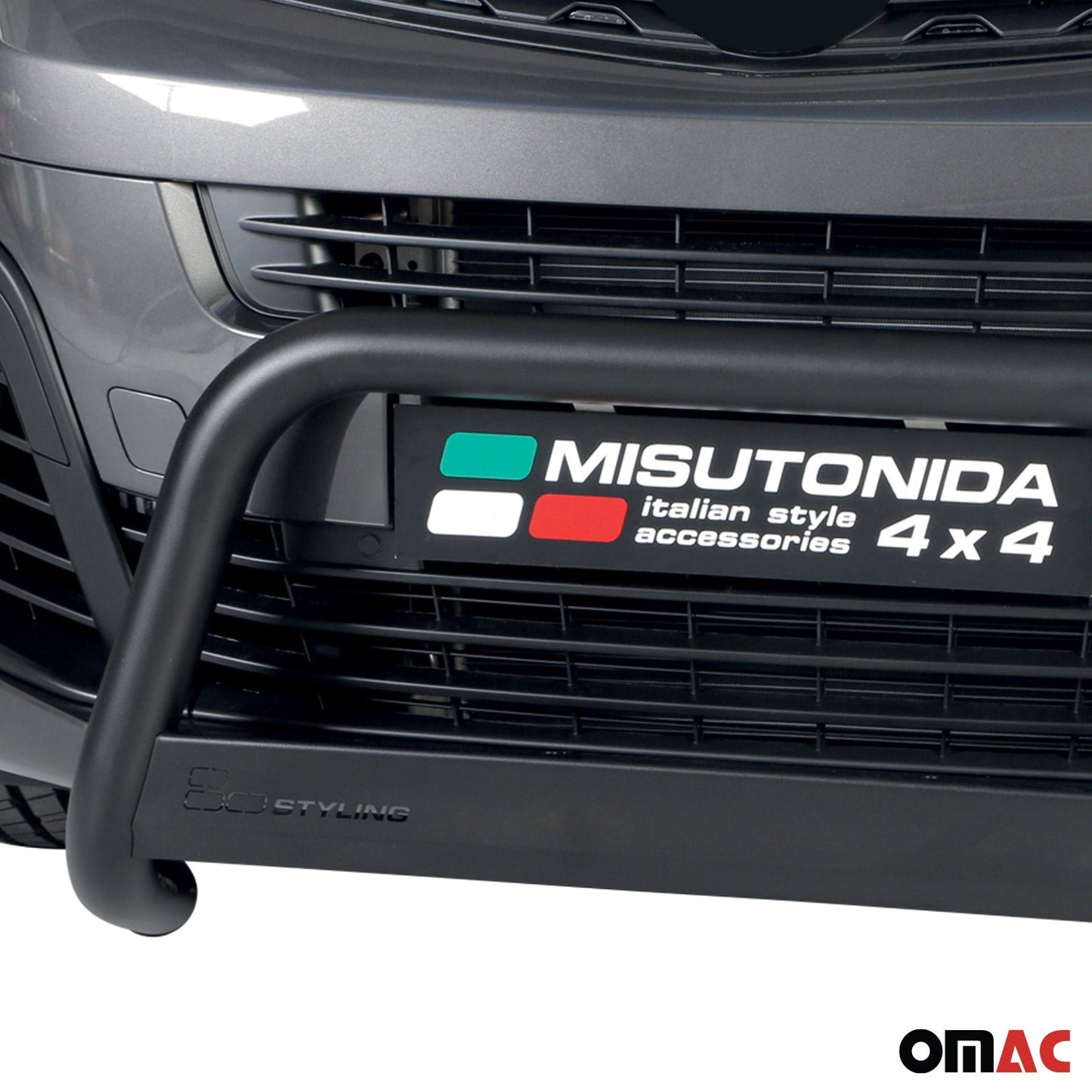 Bară de protecție/buton față pentru Opel Zafira Life 2020-2025, ø63mm, oțel, negru