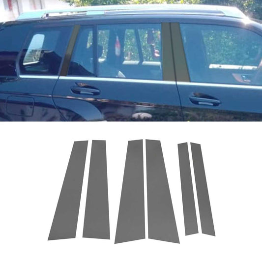 B-Säule Türsäulen Verkleidung für Mercedes GLK X204 2008-2015 Chrom Dunkel 6x