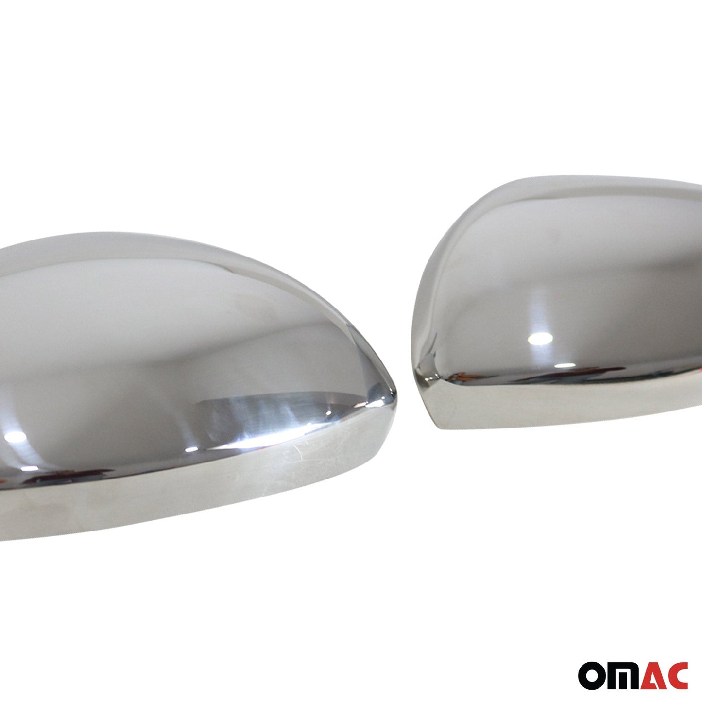 Spiegelkappen Spiegelabdeckung für Dacia Sandero III HB 2021-2025 Edelstahl 2x