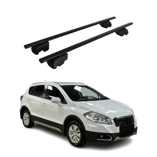 Dachträger Grundtäger für Suzuki SX4 S-Cross mk2 2013-2021 75kg Metall Schwarz
