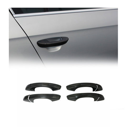 Türgriff Blende Türgriffkappen für Seat Ibiza 17-25 Leon 12-19 4Tür Carbon