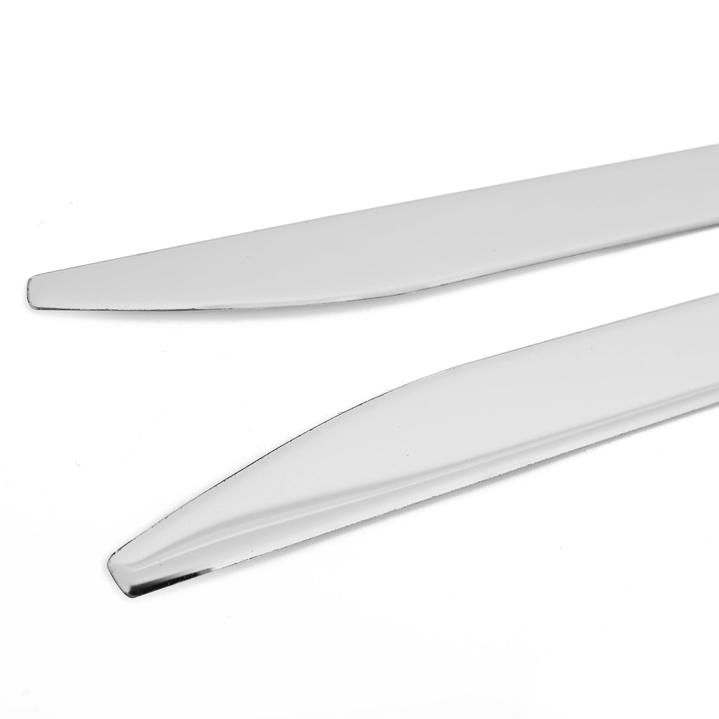 Listwy ozdobne drzwi bocznych do Renault Clio 5 FL 2023-2025, stal nierdzewna chromowana