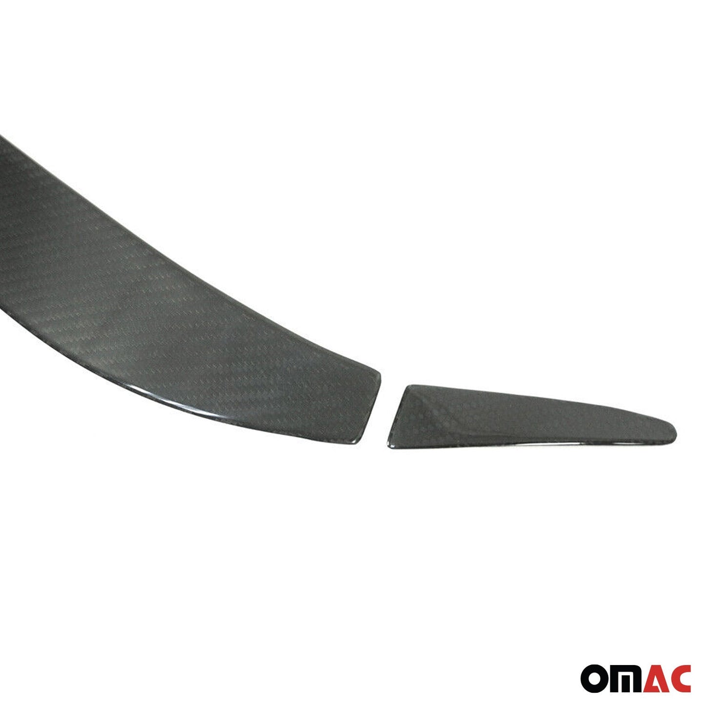 Bandă decorativă portbagaj, bandă decorativă spate pentru Jeep Renegade 2014-2024, fibră de carbon, negru, set 3 piese