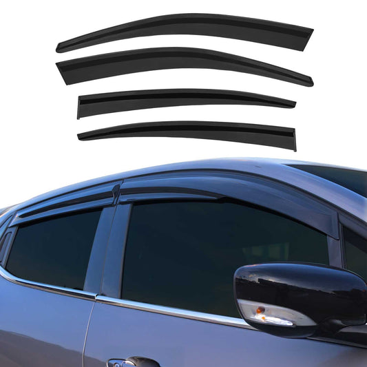 4x Windabweiser Regenabweiser für Fiat Tipo 2015-2025 Acryl Dunkel