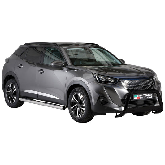 Bară de protecție/buton față pentru Peugeot 2008 2020-2025 ø63mm oțel negru