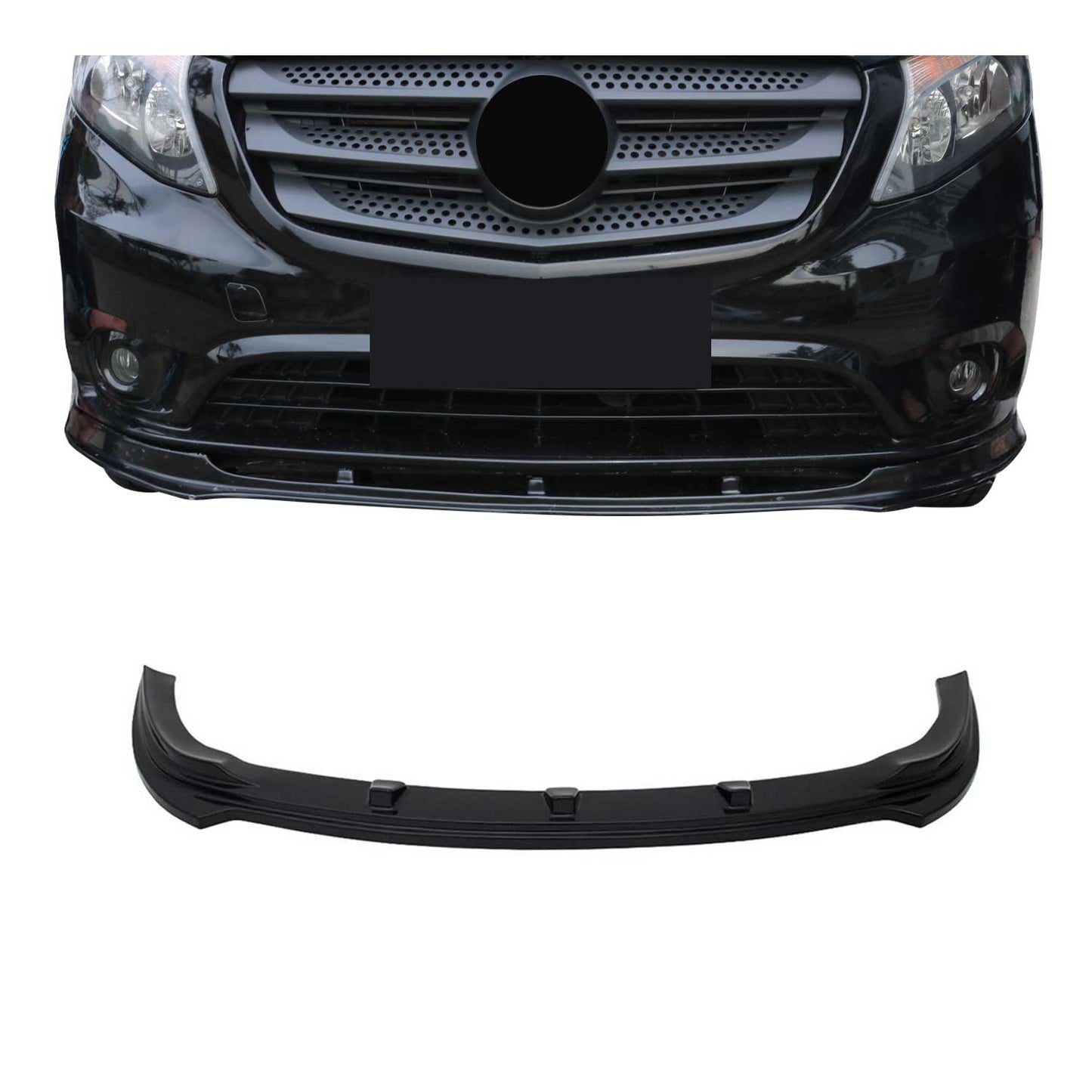 Frontspoiler Lippe Stoßstange Splitter für Mercedes Vito W447 2014-2025 ABS 1tlg