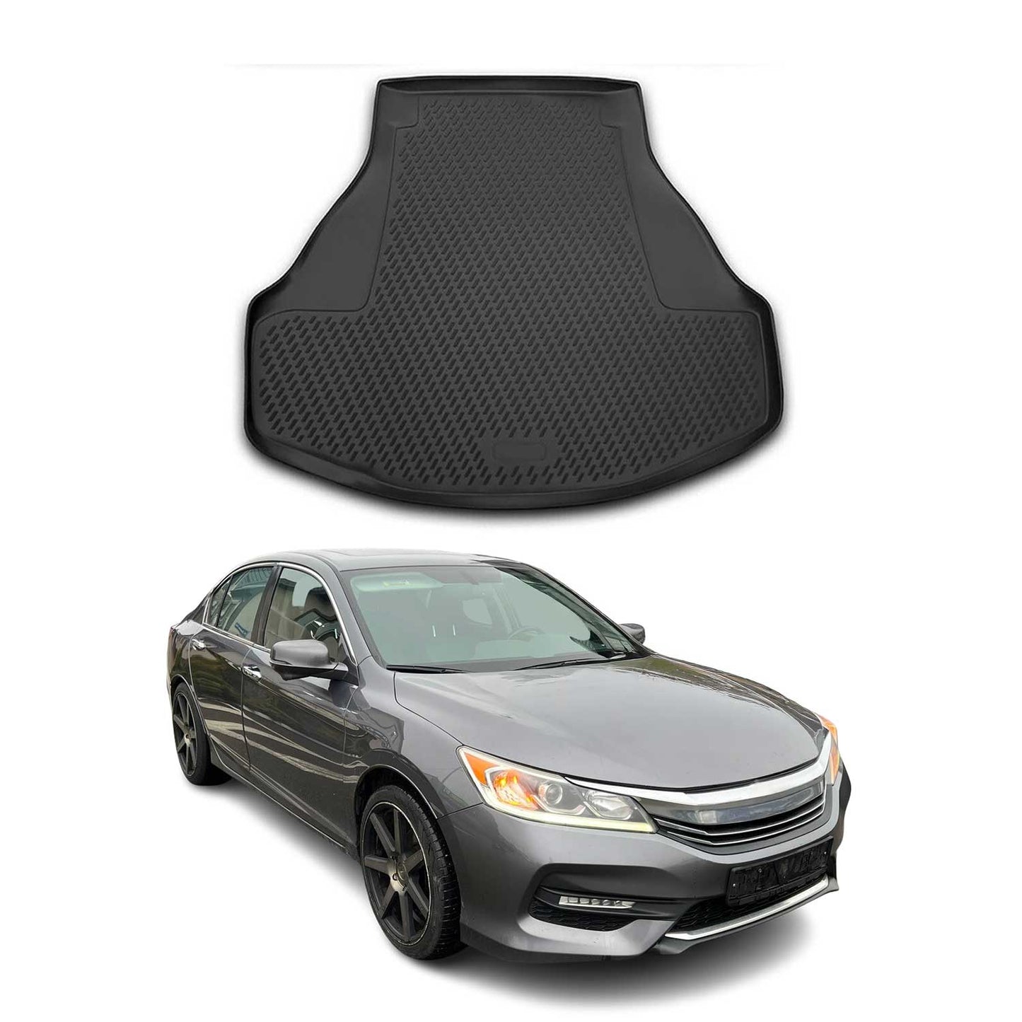 Covoraș portbagaj/tapițerie portbagaj pentru Honda Accord Saloon 2013-2017, cauciuc TPE