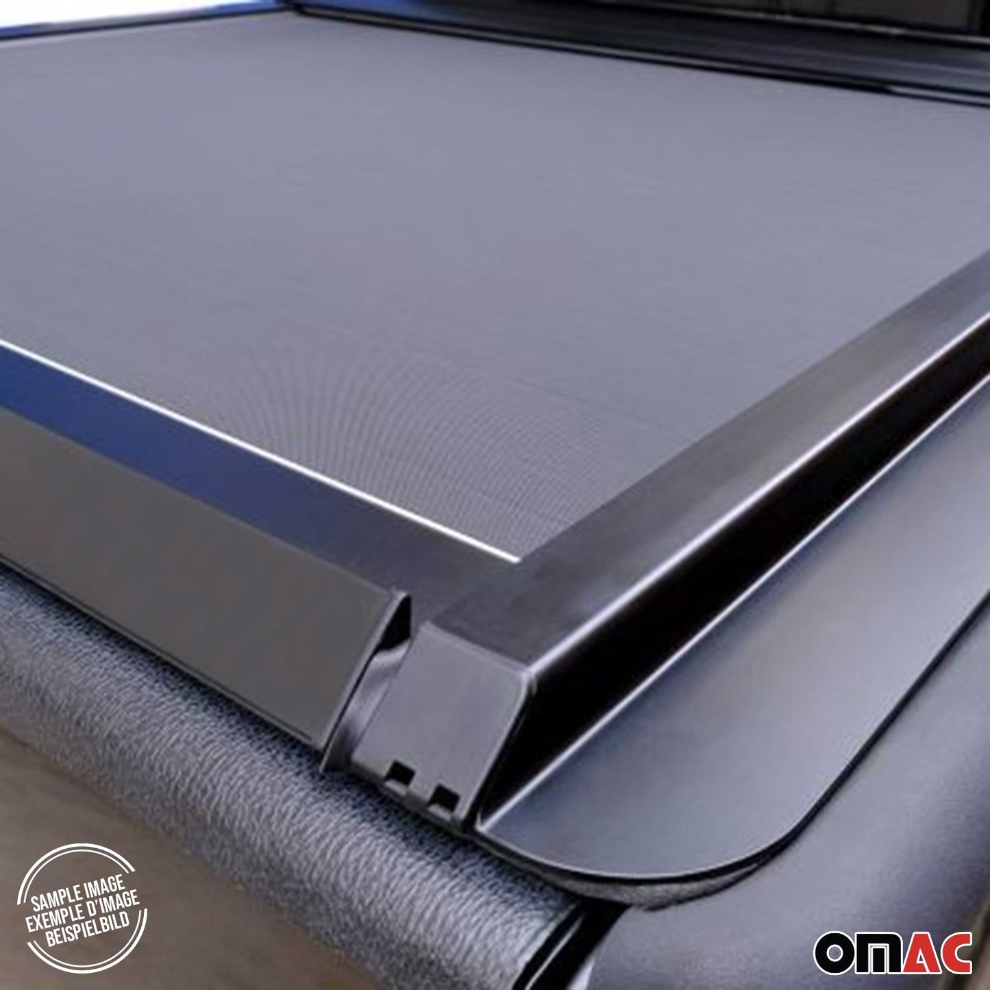 Laderaumabdeckung Schiebedeckel für VW Amarok 2010-2016 Aluminium Schwarz 1tlg
