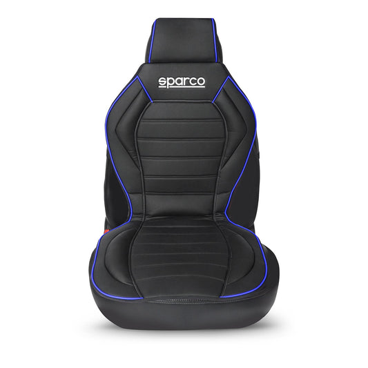 SPARCO Sitzkissen Sitzauflage Sitzschoner Universal Schwarz Blau Auto-Sitzschutz