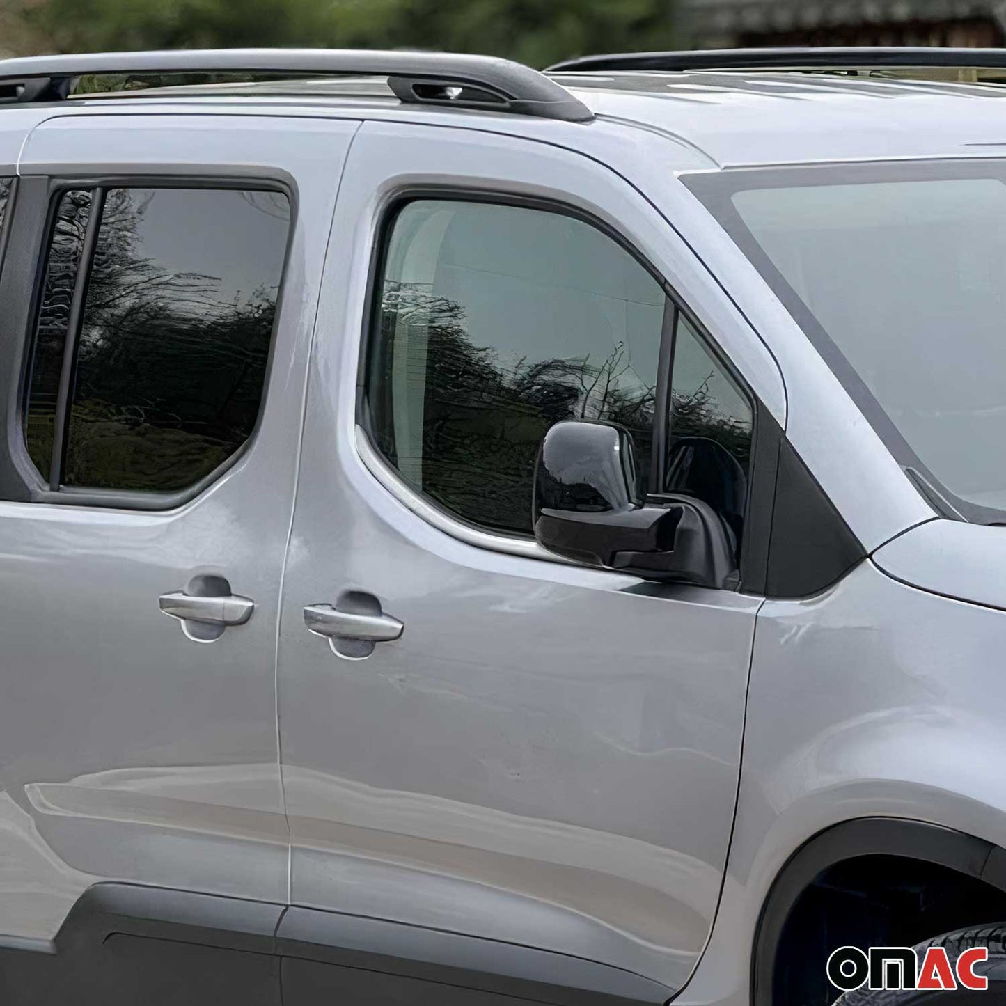 Fensterleisten Zierleisten für Peugeot Rifter 2019-2021 Edelstahl Chrom 2tlg