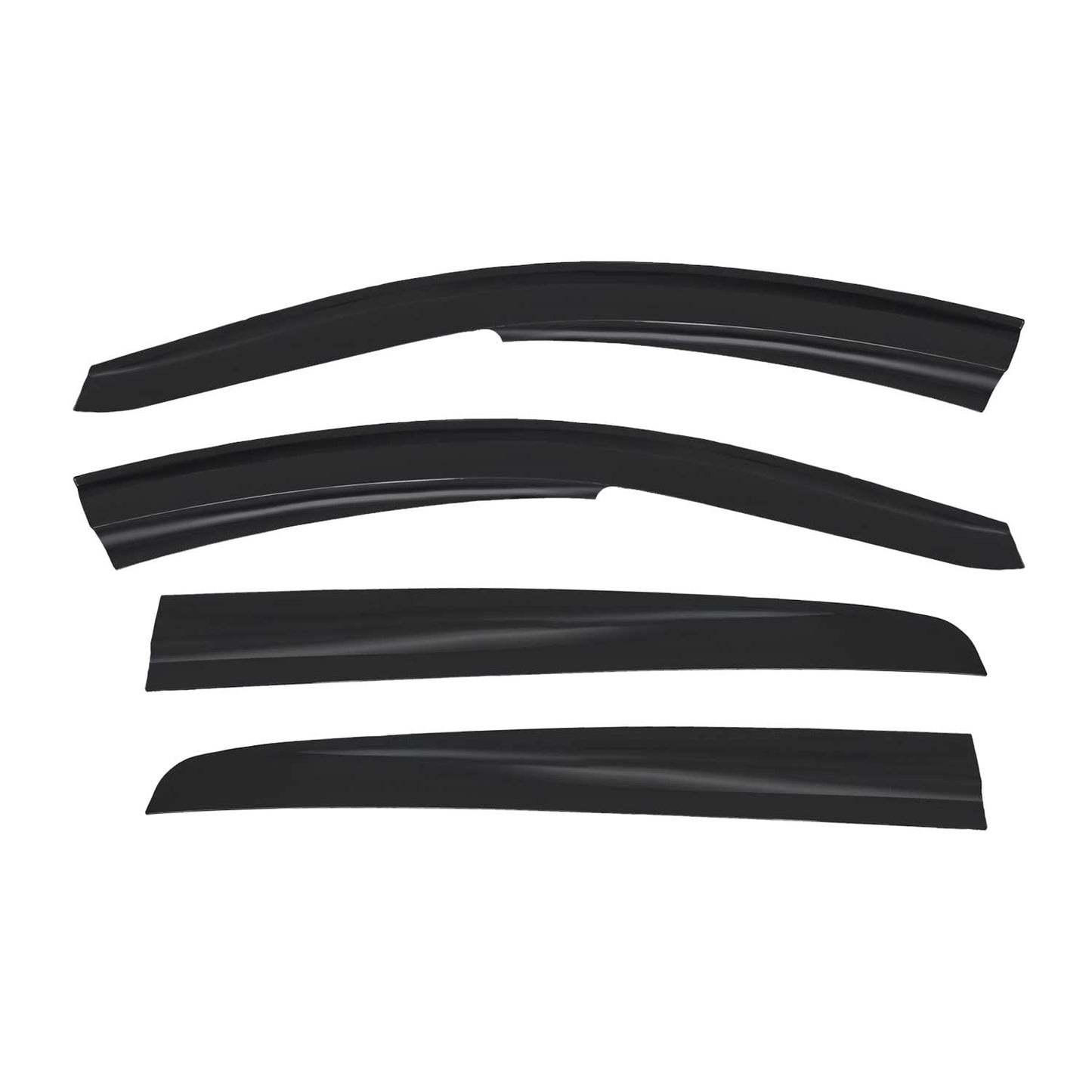 4x Deflectoare de vânt Deflectoare de ploaie pentru Opel Astra G 1998-2005 Acril Închis la culoare