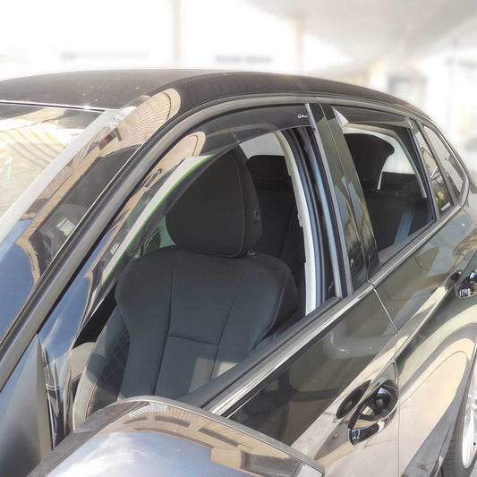 Windabweiser Regenabweiser für Skoda Scala 2019-2025 Dunkel Acryl 4tlg