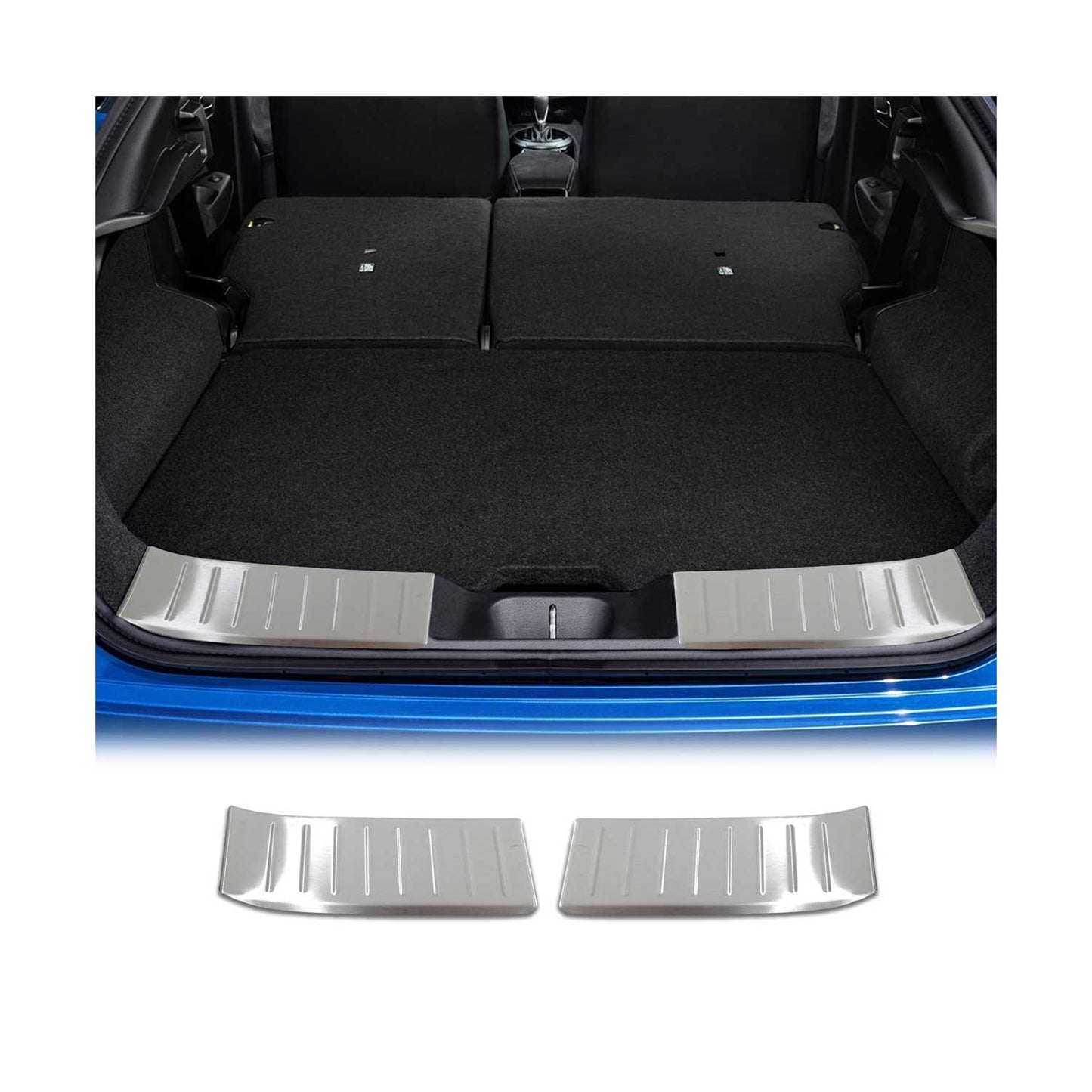 Protecție prag bară de protecție interioară pentru Nissan Juke 2021-2025, oțel inoxidabil periat