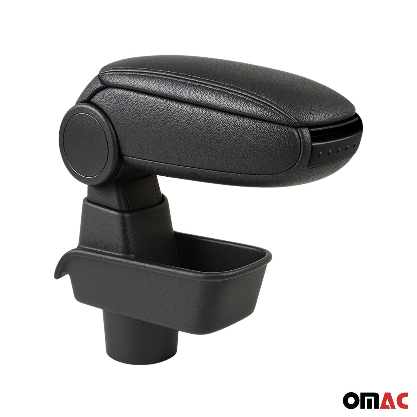 Cotieră centrală pentru Ford Fiesta 6 2008-2017, piele PU, ABS, neagră