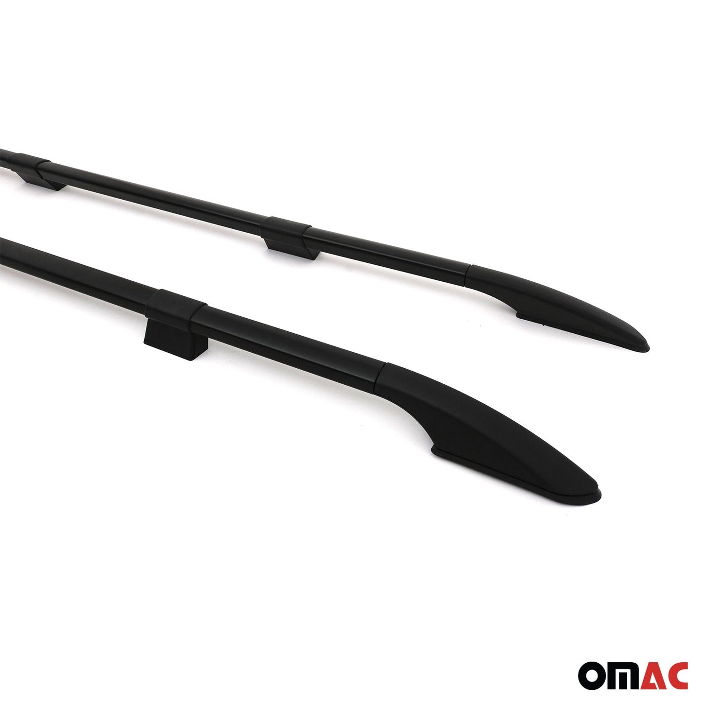 Dachreling Relingträger für Fiat Ducato III 2006-2025 L3 H2 Alu Schwarz 2 tlg