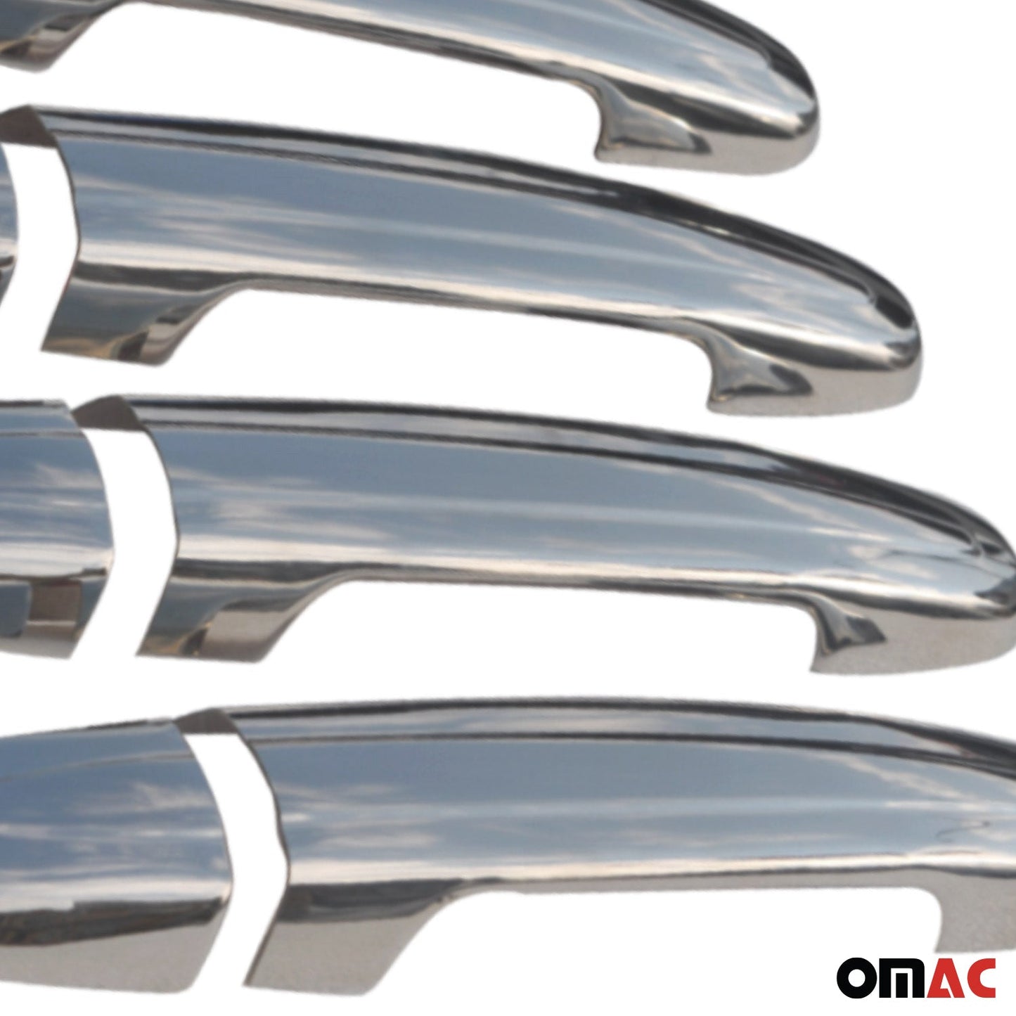 Ornamente mâner ușă, capace mâner ușă pentru Toyota Highlander 2000-2007 4 uși oțel inoxidabil 8x