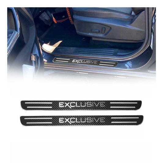 Ornamente prag uși exclusive pentru Fiat Grande Punto 2005-2009 Crom 2x