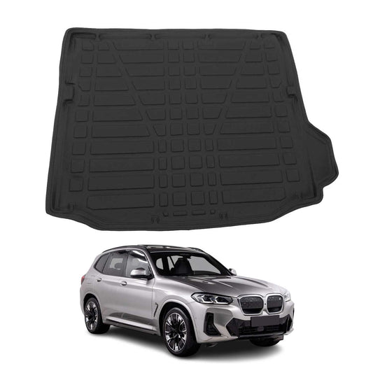 Kofferraumwanne Laderaumwanne für BMW iX3 G08 2020-2025 Gummi TPE Schwarz