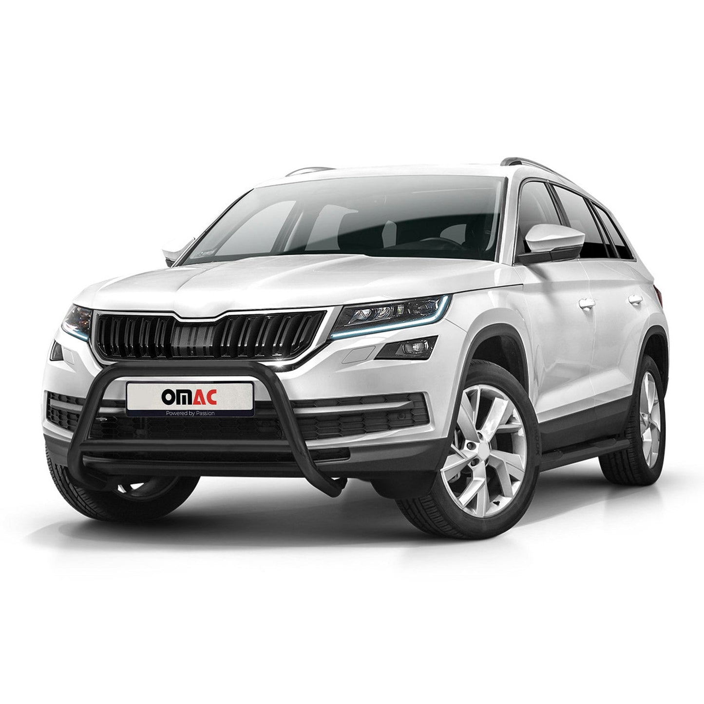 Frontbügel Frontschutzbügel für Skoda Kodiaq 2017-2022 mit ABE Stahl Schwarz