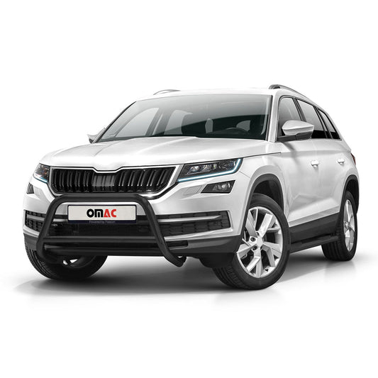 Bară de protecție față pentru Skoda Kodiaq 2017-2022 cu ABE (omologare de tip germană) Negru oțel