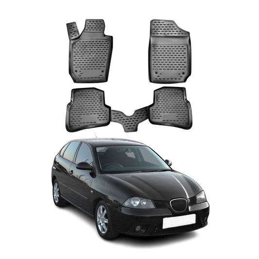 2008-2017 Seat Ibiza Fußmatten TPE Schwarz 4 tlg