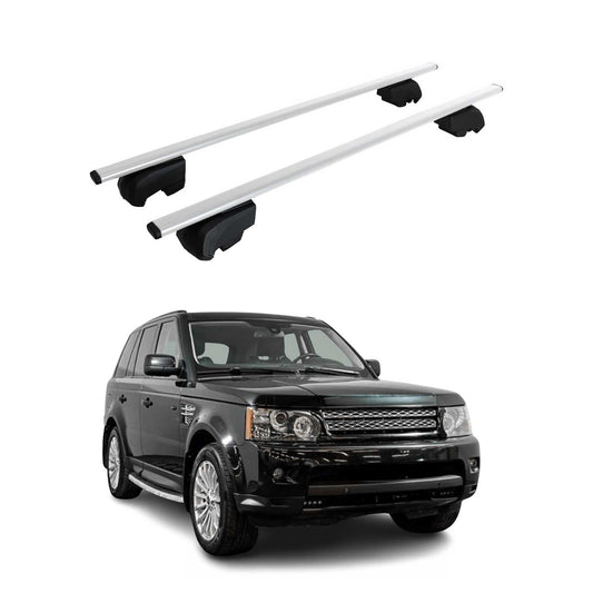 Dachträger für Land Rover Range Rover Sport L320 2005-2013 75kg Metall Silber 2x