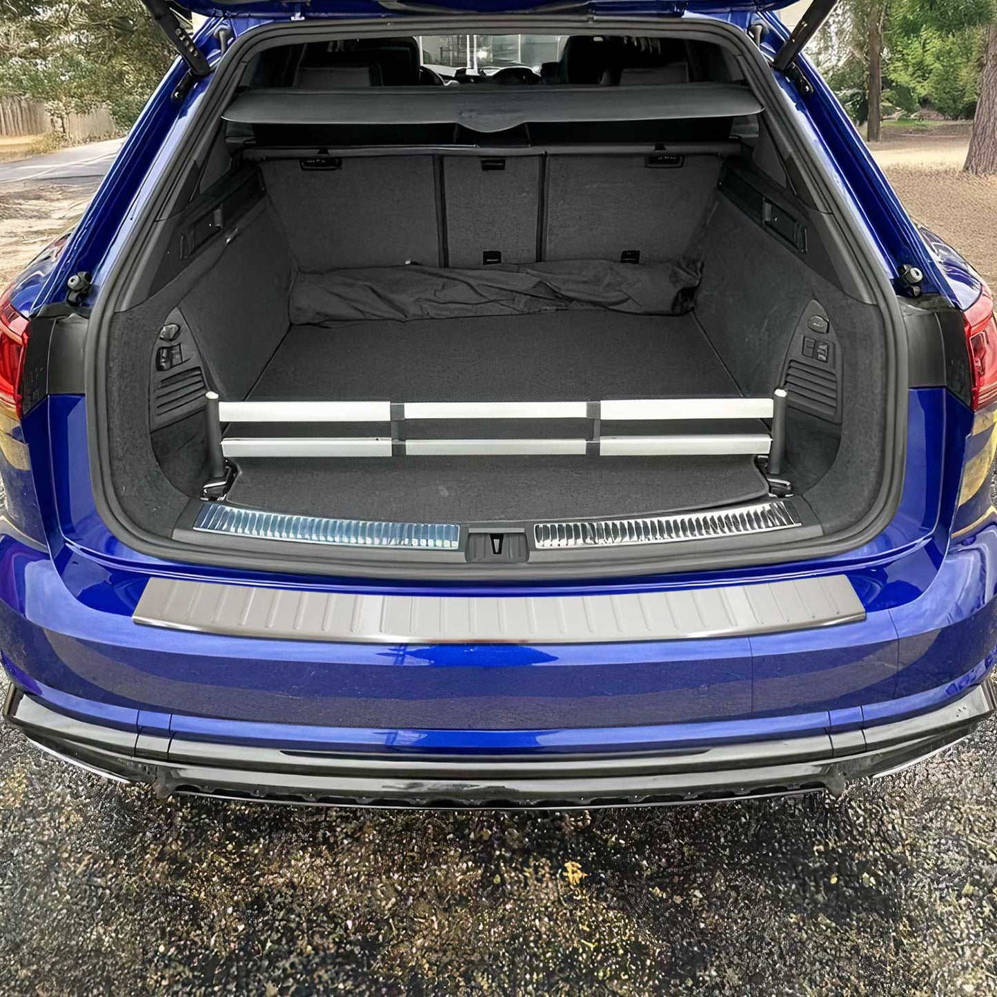 Protecție prag/bară de protecție pentru VW Touareg 2018-2025, oțel inoxidabil periat