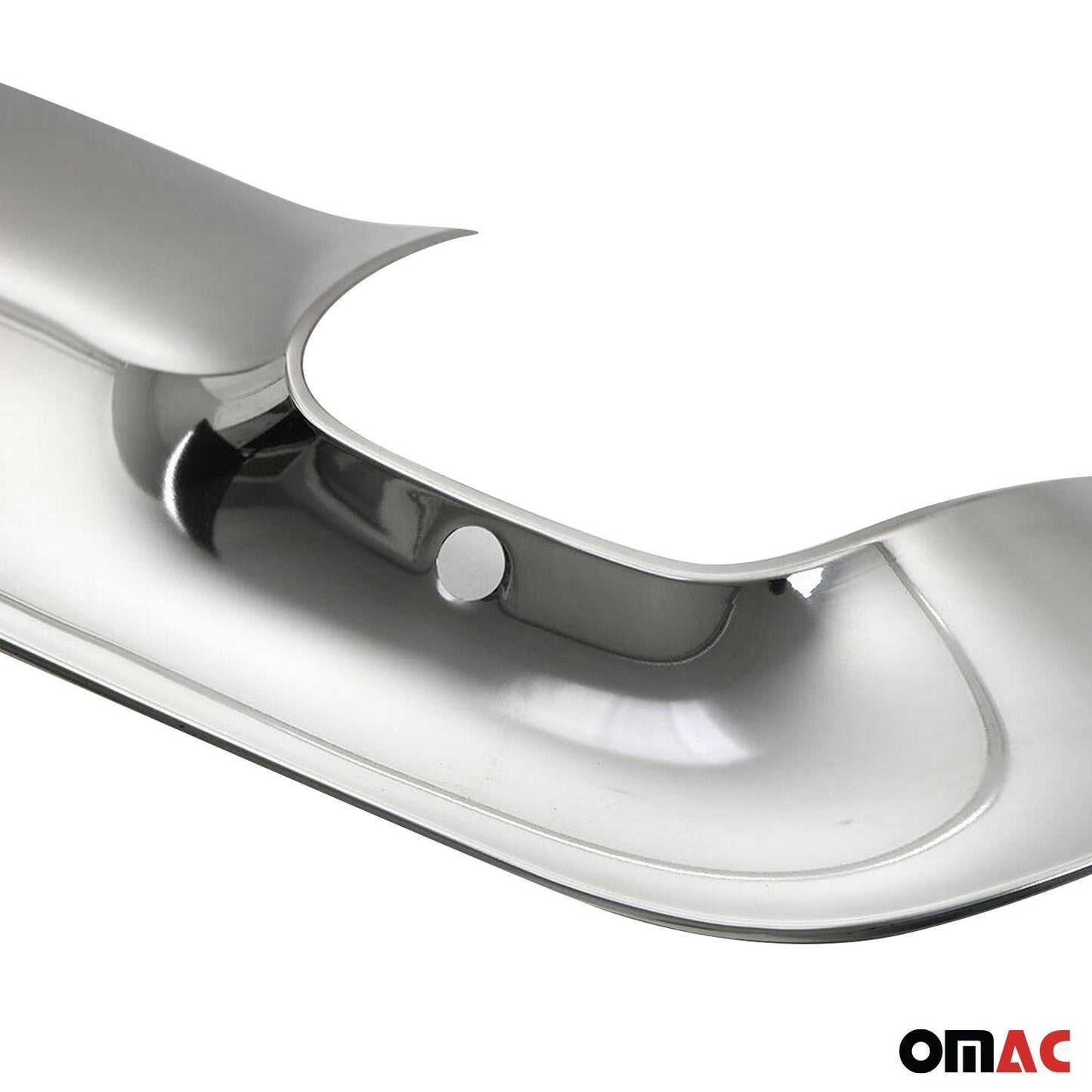 2015-2022 Renault Kadjar Heckstoßfänger-Diffusor-Zierschutz Silber Stahl