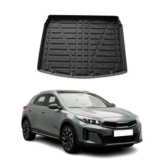 Kofferraumwanne Laderaumwanne für Kia XCeed 2019-2025 Gummi TPE Schwarz