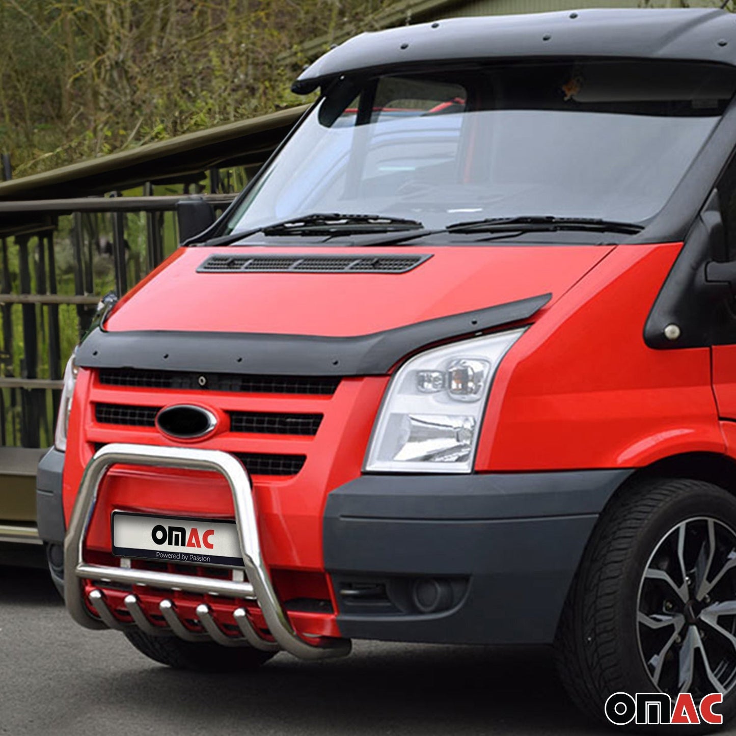 Deflector capotă insecte negru pentru Ford Transit 2006-2014