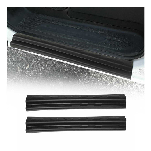 Protecții prag ușă pentru Ford Transit 2006-2014, cauciuc TPE, negru, set 2 piese