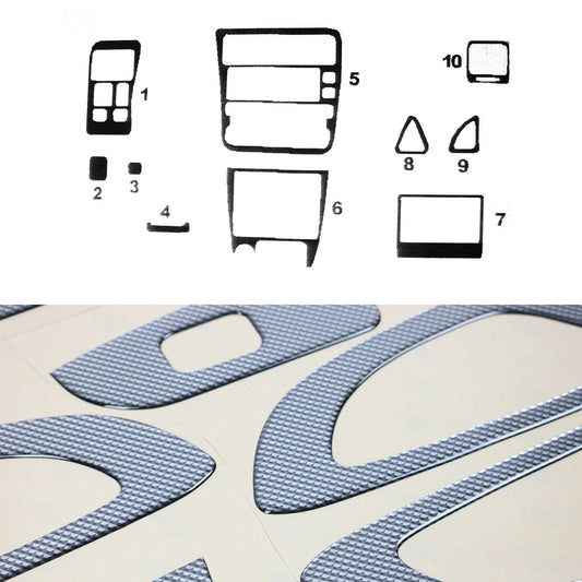 Innenraum Dekor Cockpit für Toyota Corolla Limo 1992-1997 Carbon Optik 10tlg