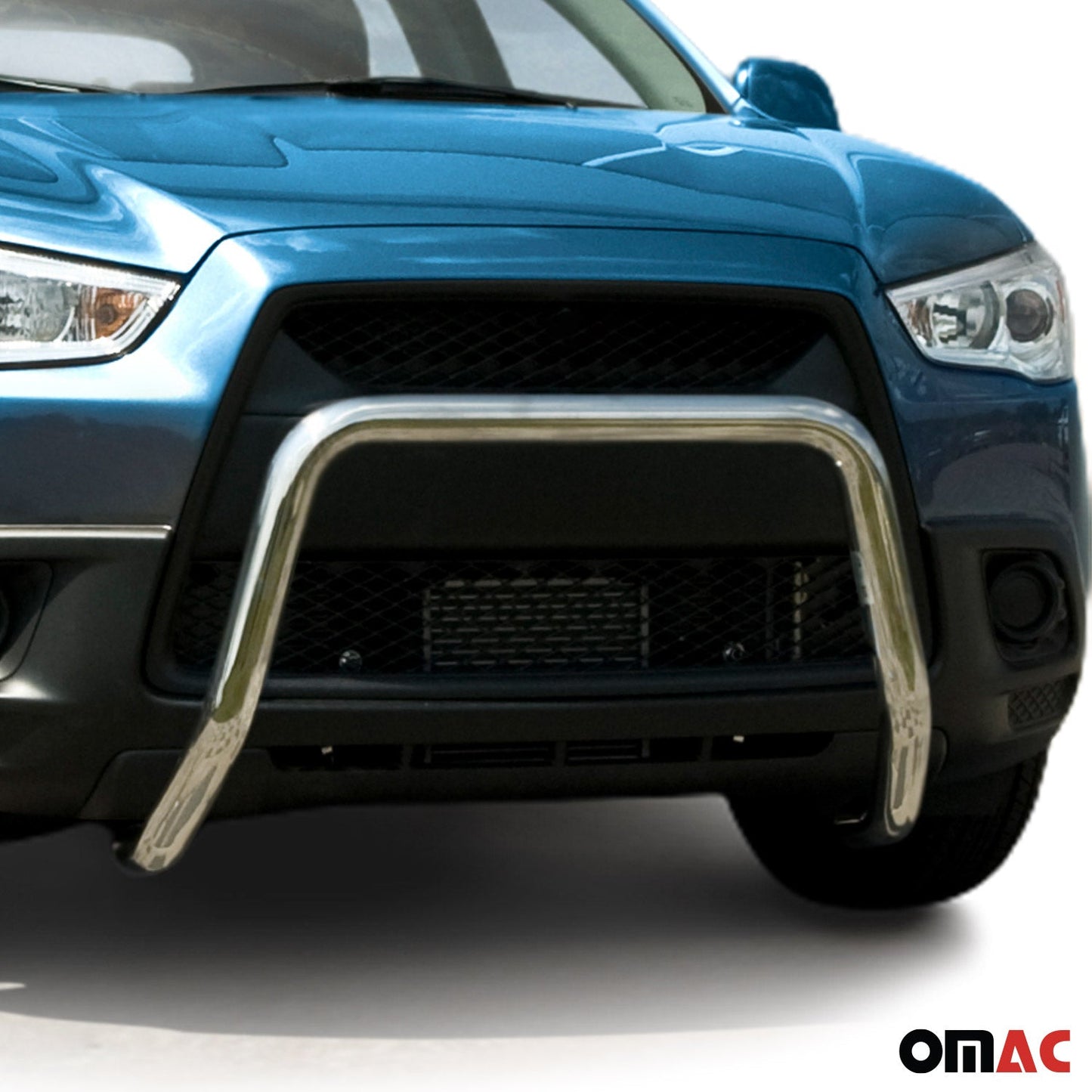 Bară de protecție/buton față pentru Mitsubishi ASX 2010-2013 cu ABE (omologare de tip germană) argintiu