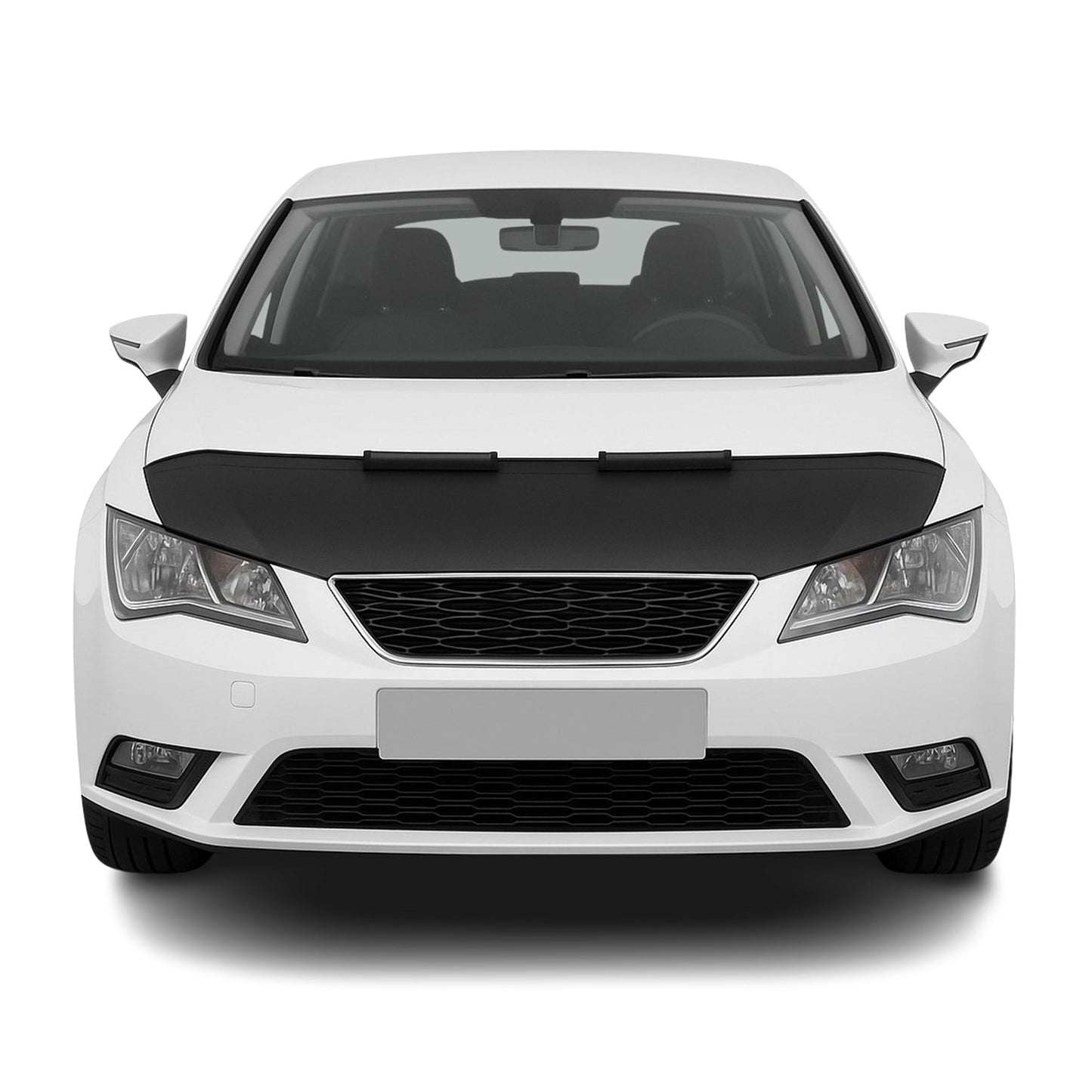 Protecție capotă anti-ciobire pentru Seat Leon 2012-2020, jumătate neagră