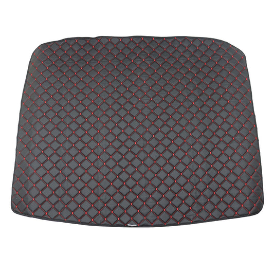 Kofferraumwanne Kofferraummatte PU-Leder  für VW Tiguan 2016-2024 Schwarz Rot