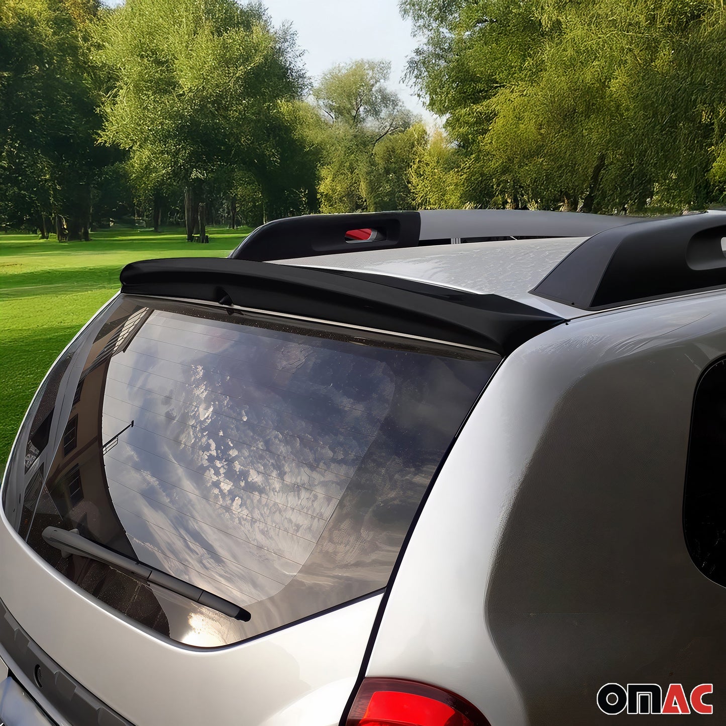 Eleron spate, aripă spate, bordură spate pentru Dacia Duster 2010-2018, ABS, negru, 1 bucată