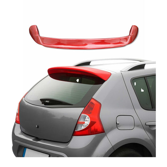 Heckspoiler Dachspoiler für Dacia Sandero & Stepway 2012-2020 Rot Lackiert ABS
