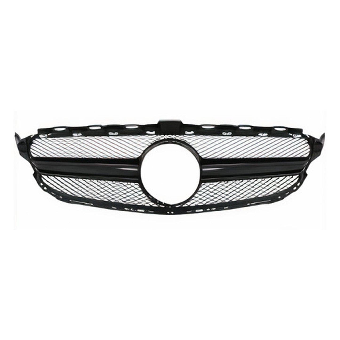 2015-2018 Mercedes C Klasse W205 AMG Kühlergrill Grill Frontgrill Schwarz
