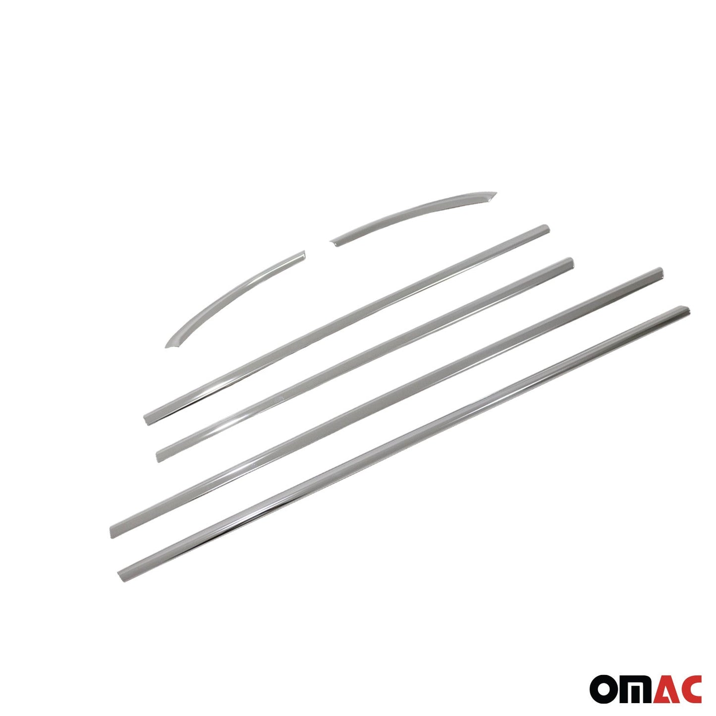 Benzi decorative pentru geamuri pentru Honda City Saloon 2021-2025, oțel inoxidabil, set 6 piese