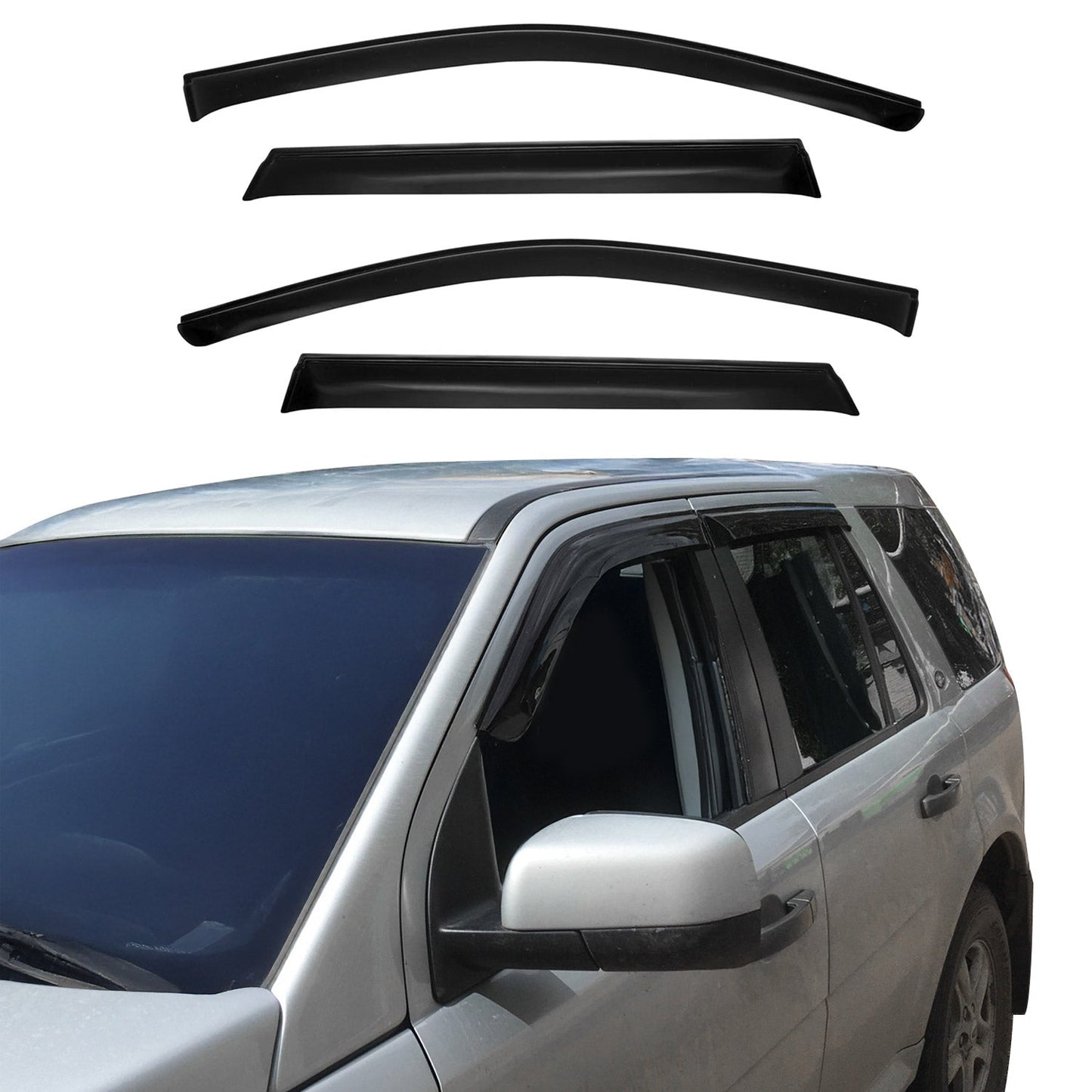 Windabweiser Regenabweiser für VW Touareg 2018-2025 Dunkel Acryl 4tlg