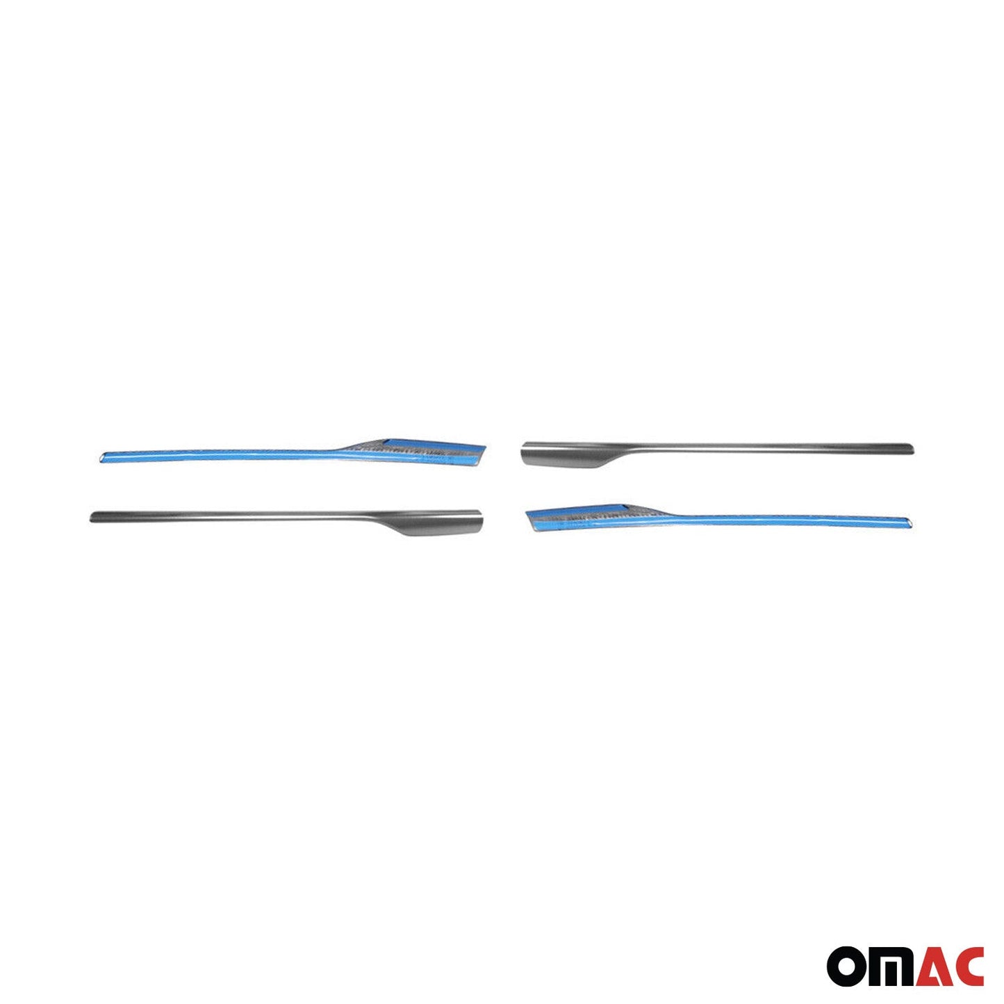 Grilă radiator, grilă radiator, set grilă Dacia Sandero 2012-2017, oțel inoxidabil, argintiu