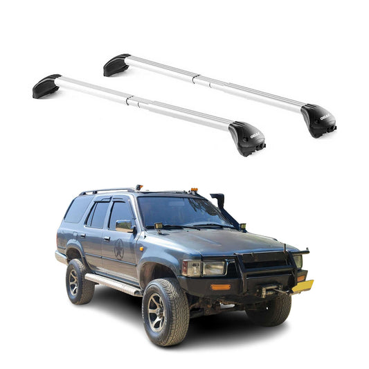 Bară de plafon pentru Toyota 4 Runner N130 1989-1995 5 uși 100kg aluminiu argintiu 2x ABE