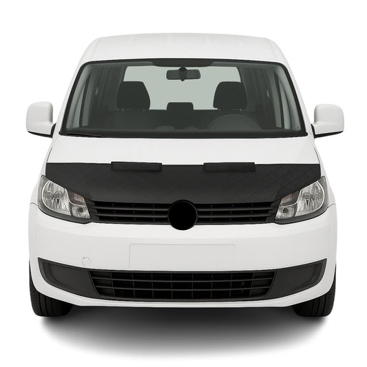Schwarz Halb Haubenbra Steinschlagschutz Bonnet Bra für VW Caddy 2010-2015