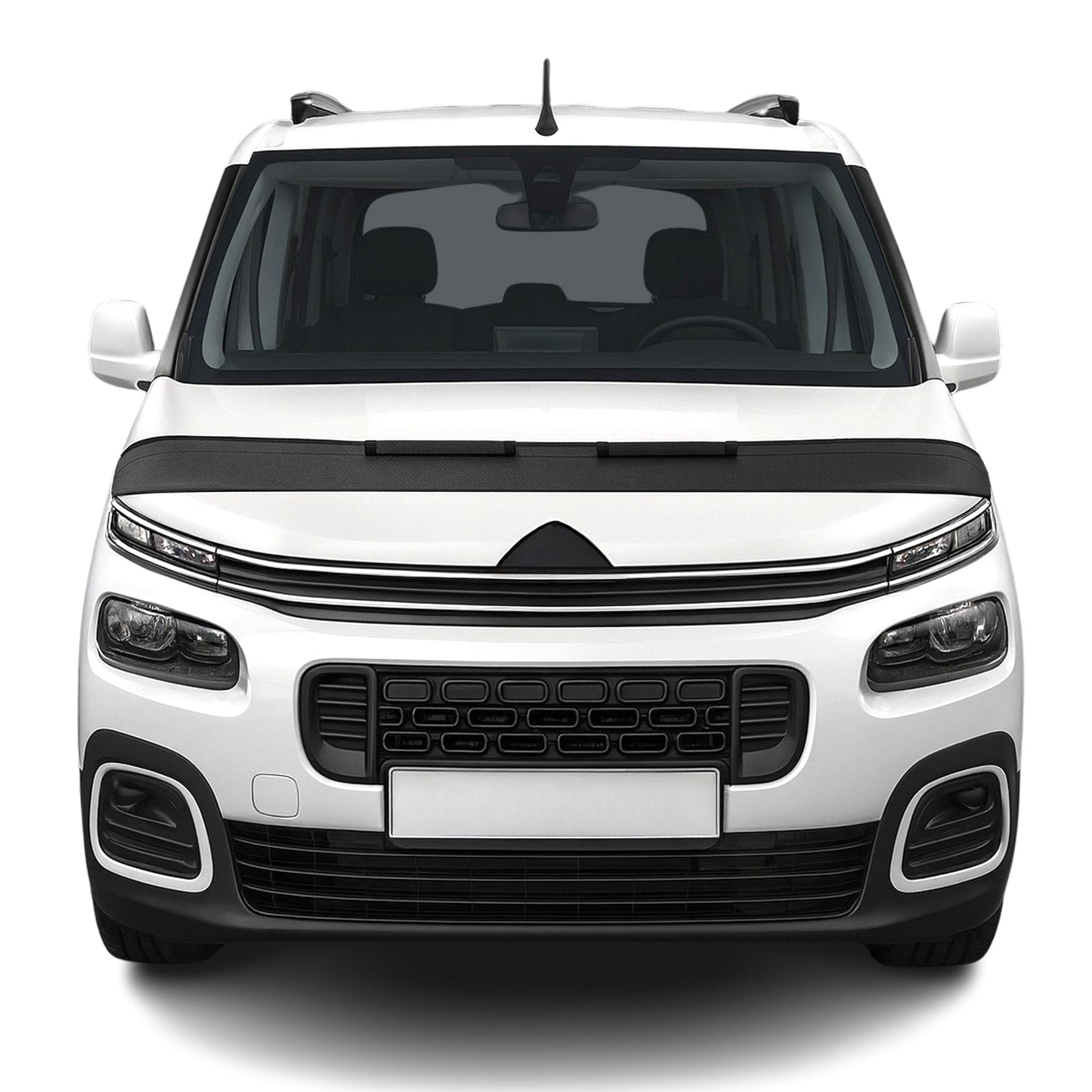 Haubenbra Steinschlagschutz Bonnet Bra für Opel Combo 2018-2025 Carbon Halb