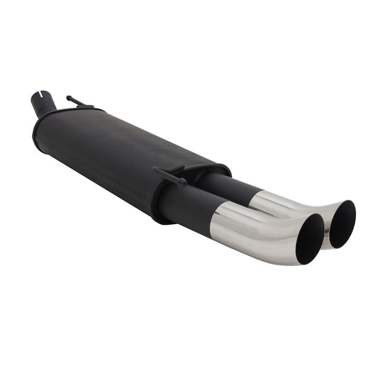 Novus Sportauspuff für VW Golf 3 / Golf 4 Cabrio 2x76mm DTM