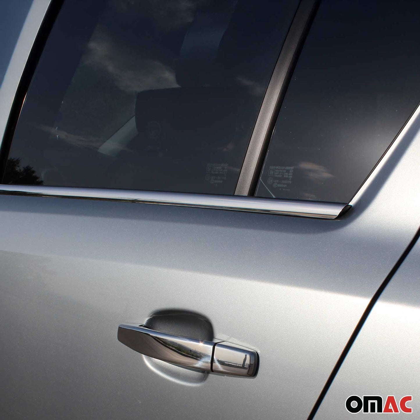 Fensterleisten Zierleisten für Opel Corsa D 2006-2015 Edelstahl Chrom 6tlg