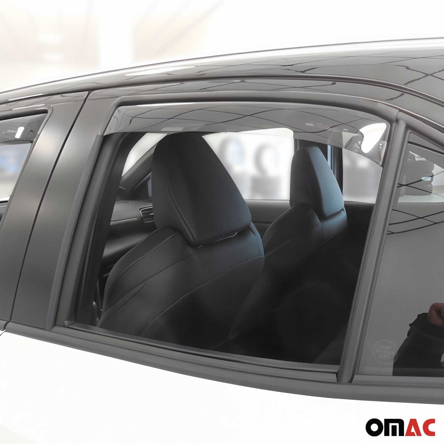 Windabweiser Regenabweiser für Toyota Yaris Cross 2022-2025 Dunkel Acryl 4tlg