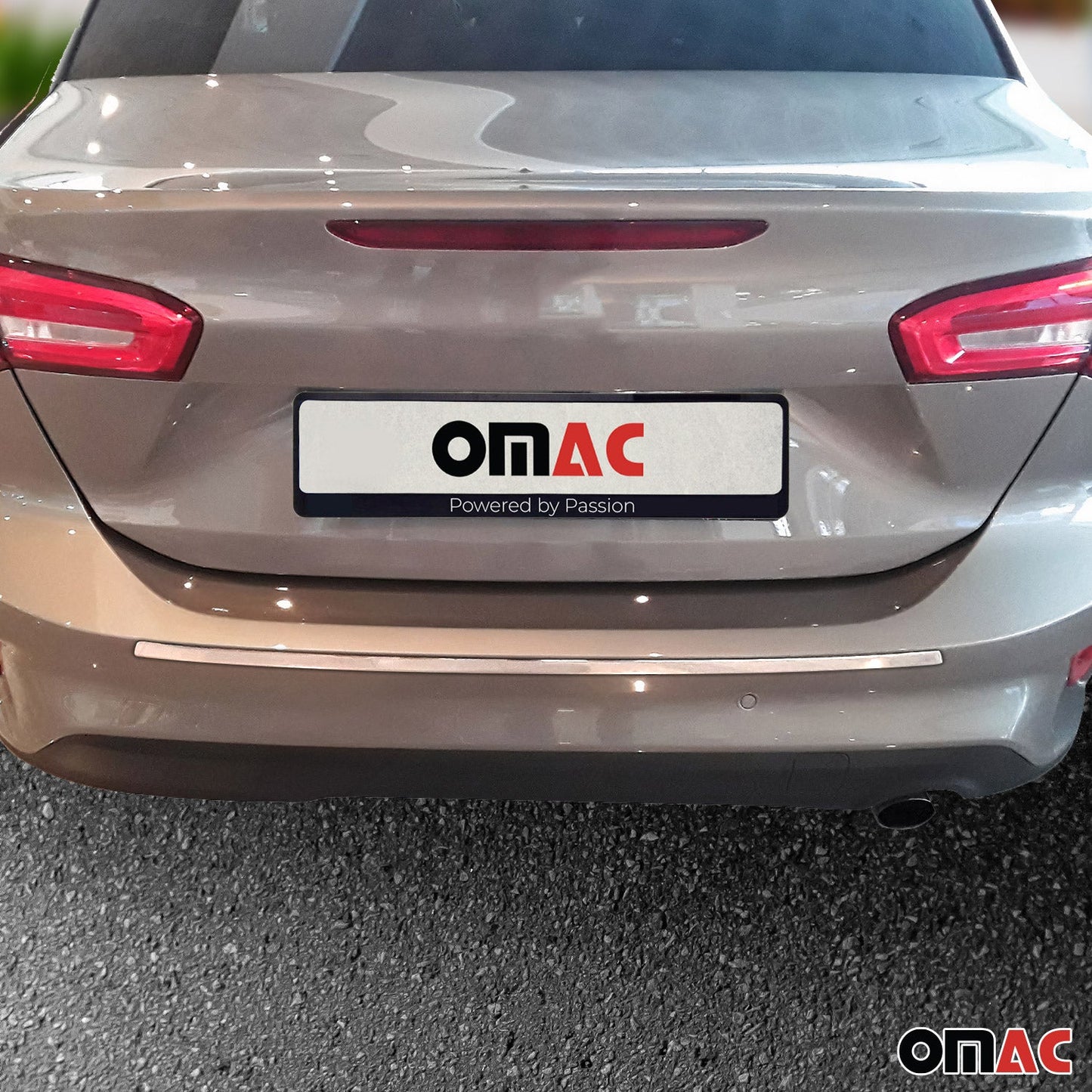 Bandă decorativă portbagaj, bandă decorativă spate pentru Alfa Romeo 156 1997-2005, partea inferioară din oțel inoxidabil cromat